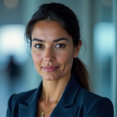 Professional woman, Maria Lopez, specializing in research grants.